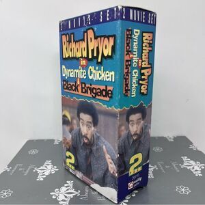 Richard Pryor 2 Movie Box Set VHS Dynamite Chicken Black Brigade